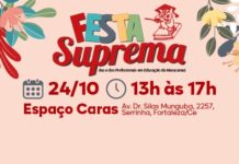 Festa do Suprema reúne profissionais em educação de Maracanaú em tarde de celebração e confraternização